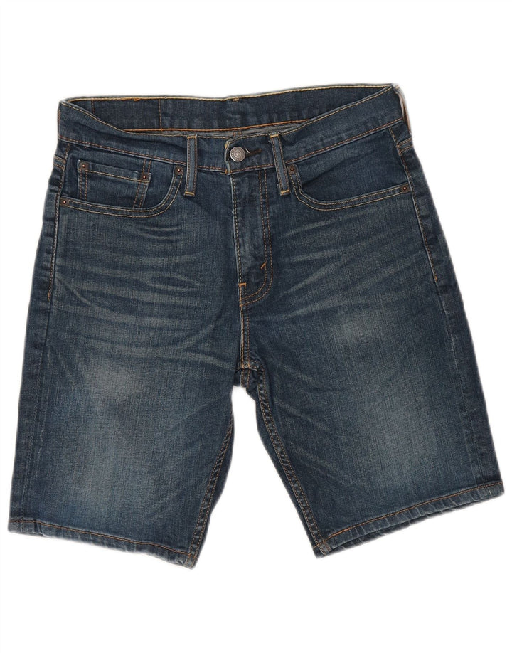Męskie spodenki jeansowe LEVI'S 502 W29, małe, niebieskie