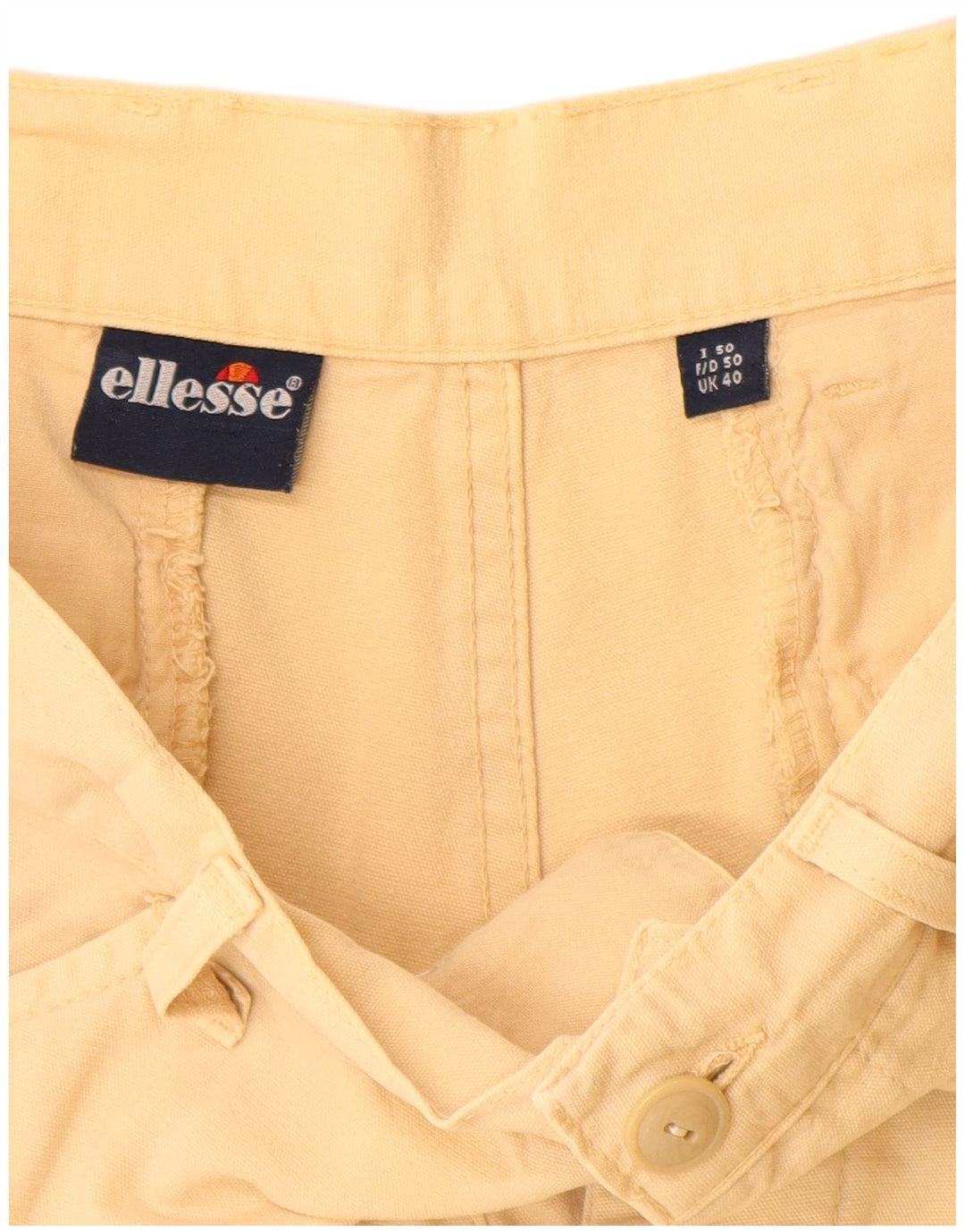 Męskie spodenki bojówki Ellesse W40 XL beżowa bawełna