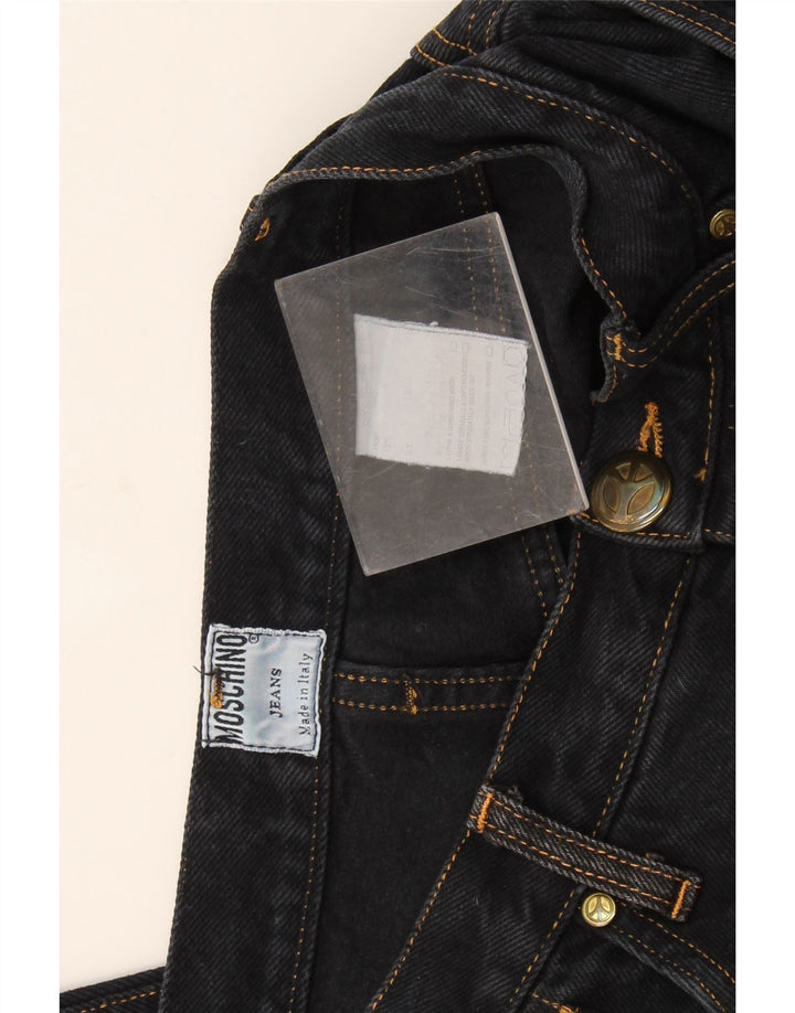 Damskie jeansy slim Moschino W28 L31 granatowe