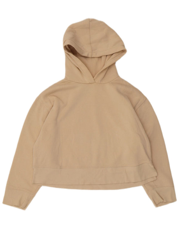 Damski sweter z kapturem Zara UK 16, duży, beżowy, bawełniany