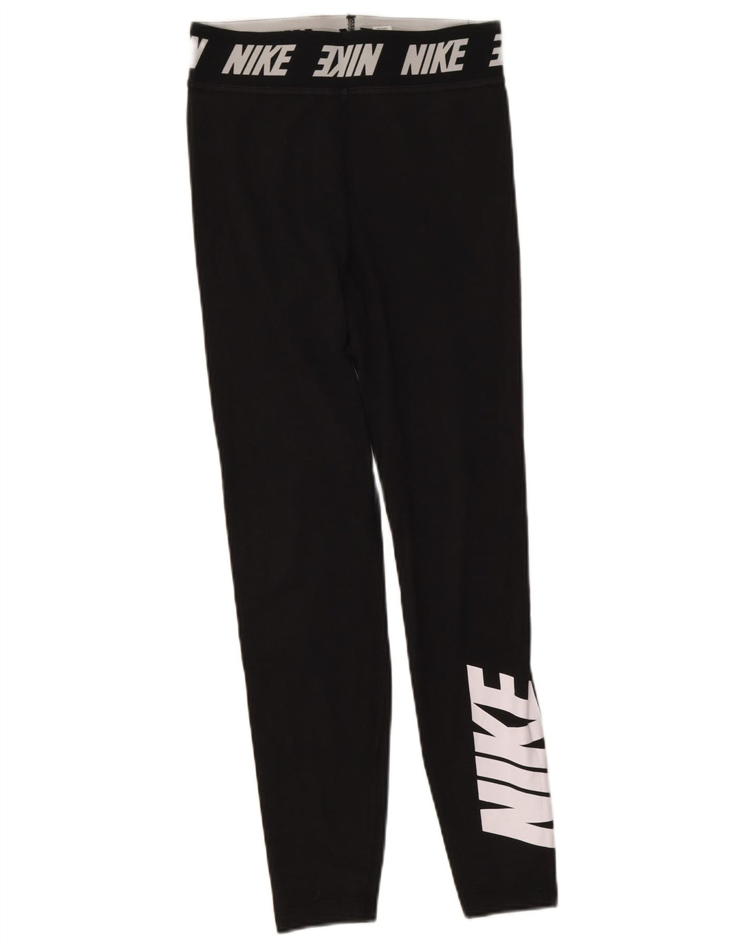 Damskie legginsy Nike Graphic UK 8, małe, czarne, bawełniane