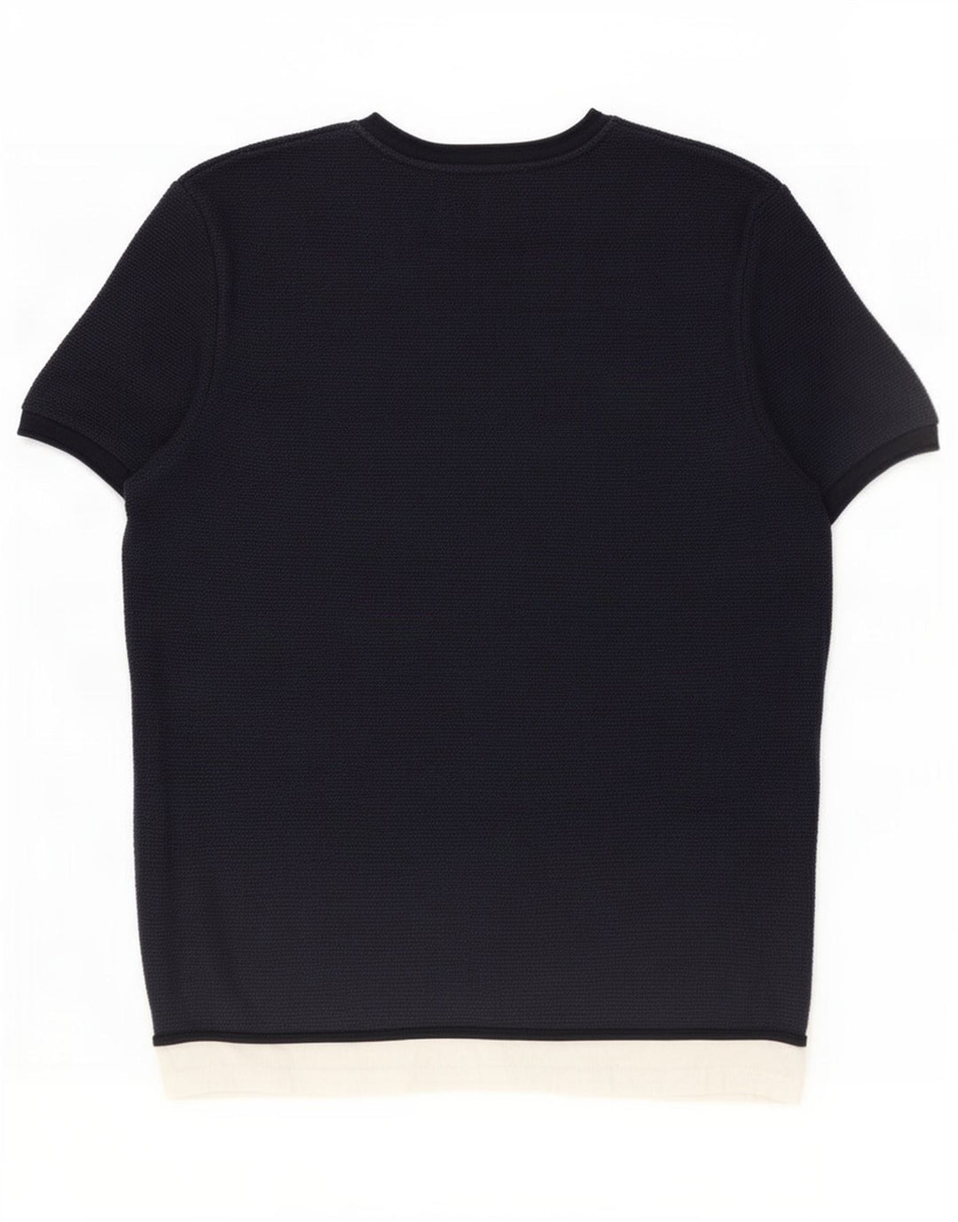 T-shirt męski Zara, duży, granatowy, z blokami kolorów