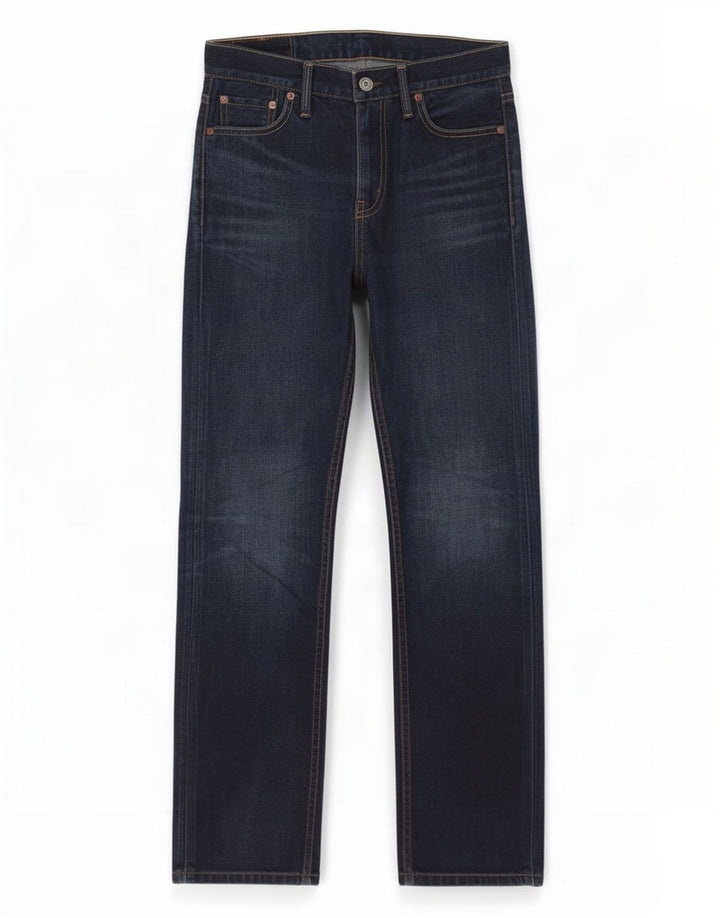 Męskie jeansy Levi's 504 Straight W30 L32 Niebieskie bawełniane