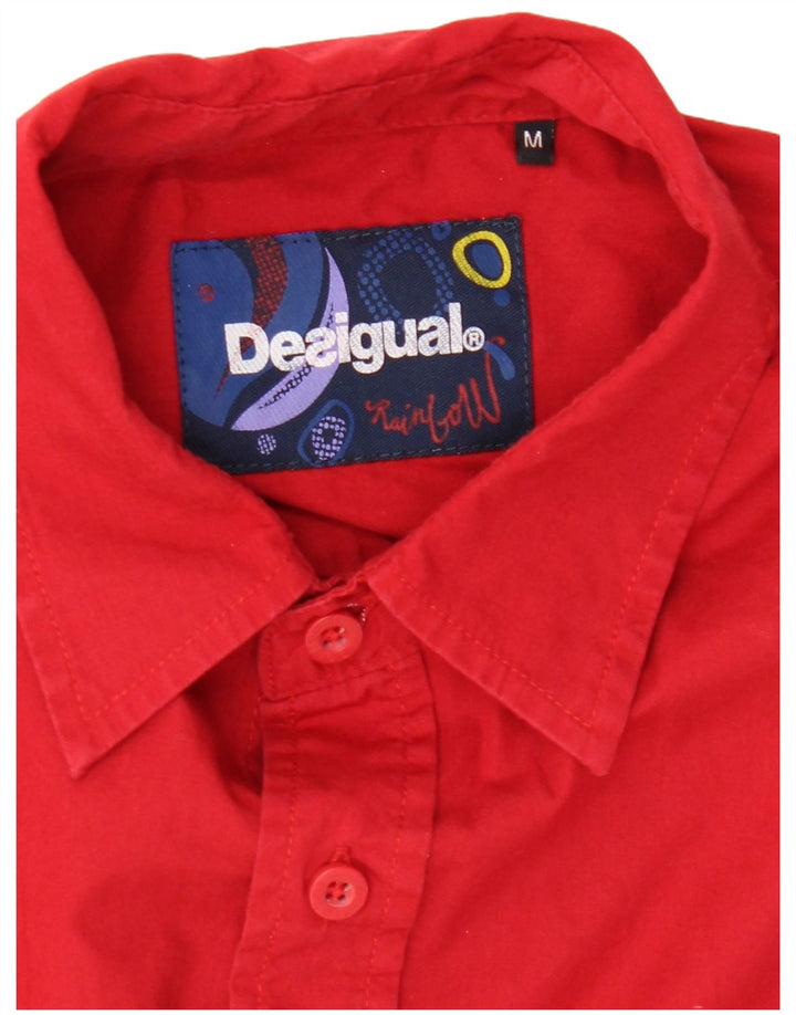 Męska koszula graficzna DESIGUAL w kolorze średnio czerwonym
