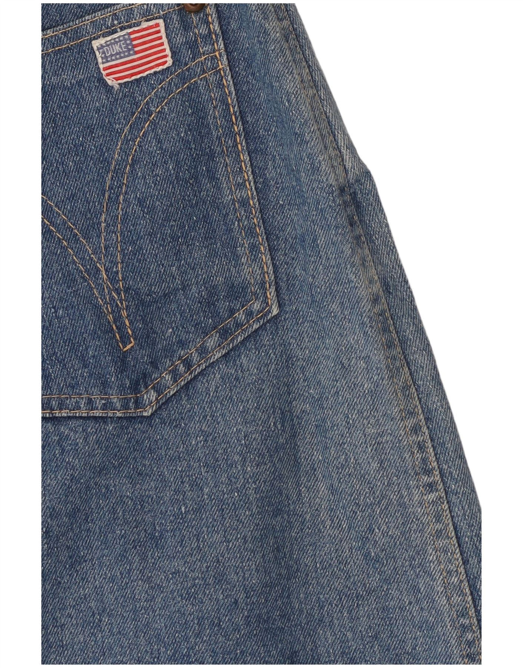 Damskie spodenki jeansowe DUKE W28 średni niebieski