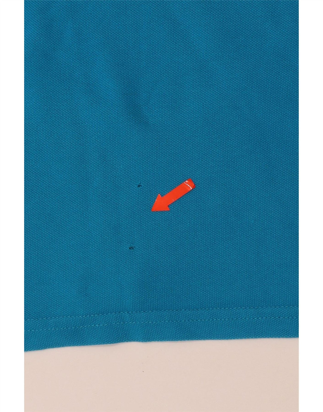 Męska koszulka polo MOSCHINO, mała, niebieska, bawełniana