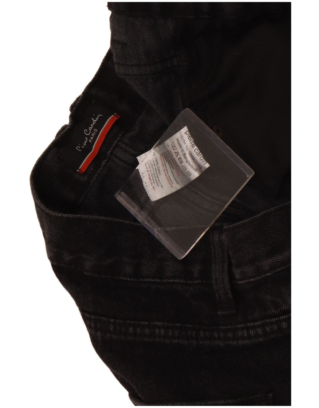 Męskie spodenki jeansowe Pierre Cardin W36, duże, czarne, bawełniane