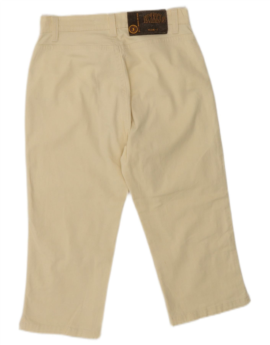 Spodnie damskie JECKERSON Capri Rozmiar 40 Małe W26 Żółta bawełna