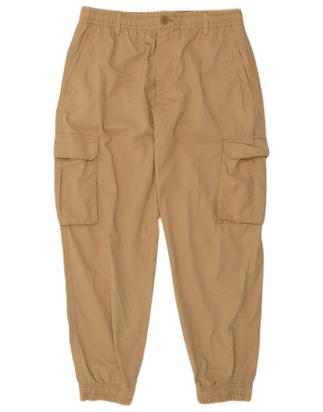 Męskie spodnie cargo Zara Crop Joggers Medium W31 L25 Beżowe