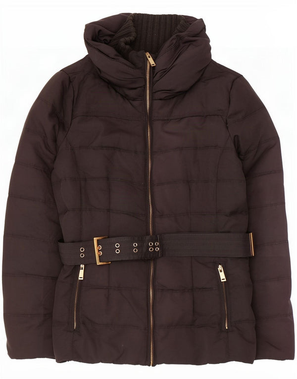 Damska ocieplana kurtka Zara UK 18 XL Czarny Poliester