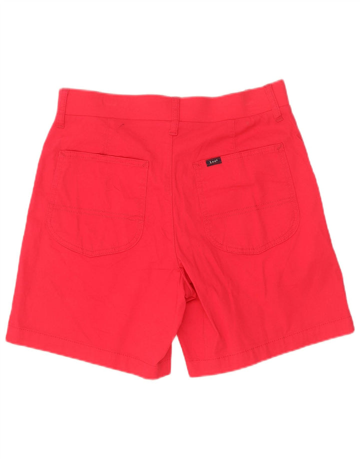 Damskie spodenki Chino Lee US 6 Medium W30 Czerwone bawełniane