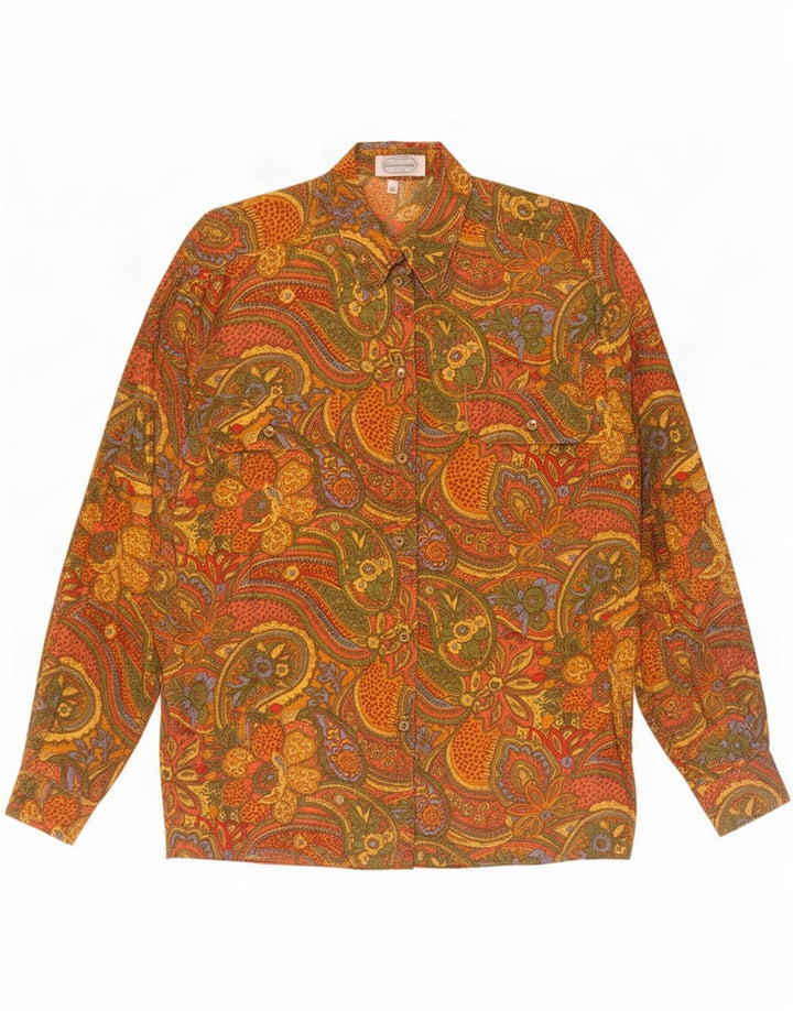 Vintage damska koszula oversize EU 40, średnia, wielokolorowa paisley