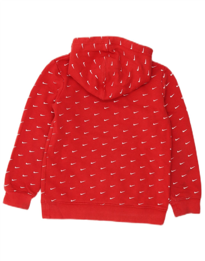 Chłopięcy sweter z kapturem Nike 6-7 lat, czerwony, bawełniany