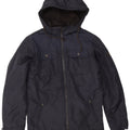 Męska kurtka z kapturem Jack & Jones UK 36, mała, granatowa, poliestrowa