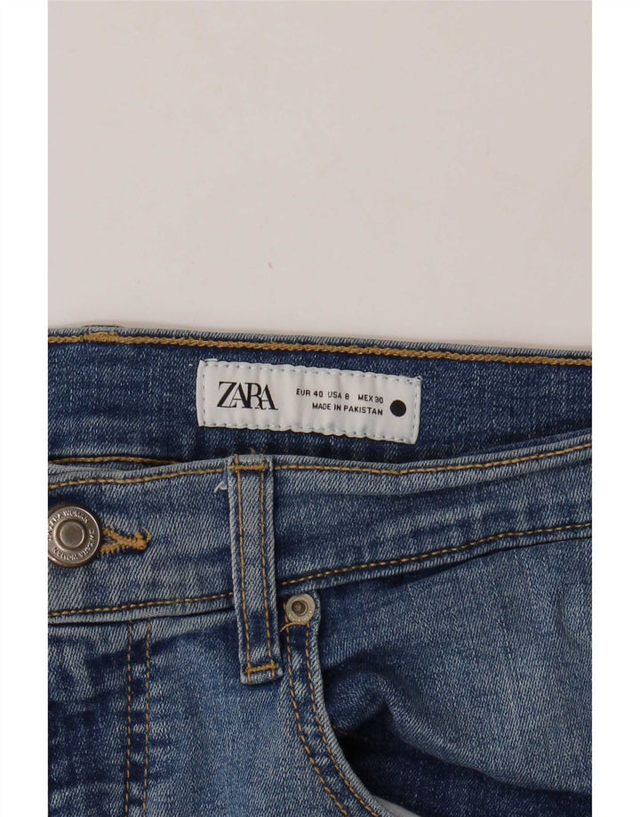 Damskie proste dżinsy Zara EU 40 Medium W30 L27 Niebieskie