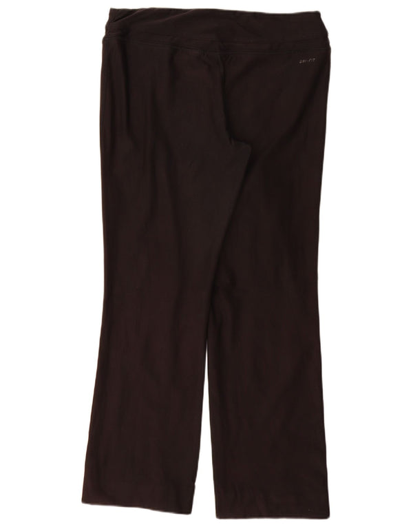 Damskie spodnie dresowe NIKE Dri Fit UK 16, duże, czarne