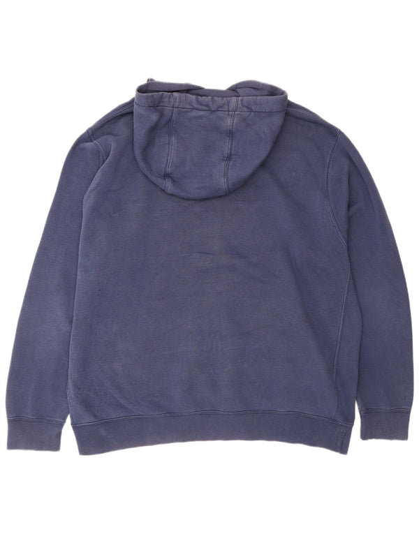 Męski sweter z kapturem i grafiką NIKE o luźnym kroju XL, granatowy, bawełniany