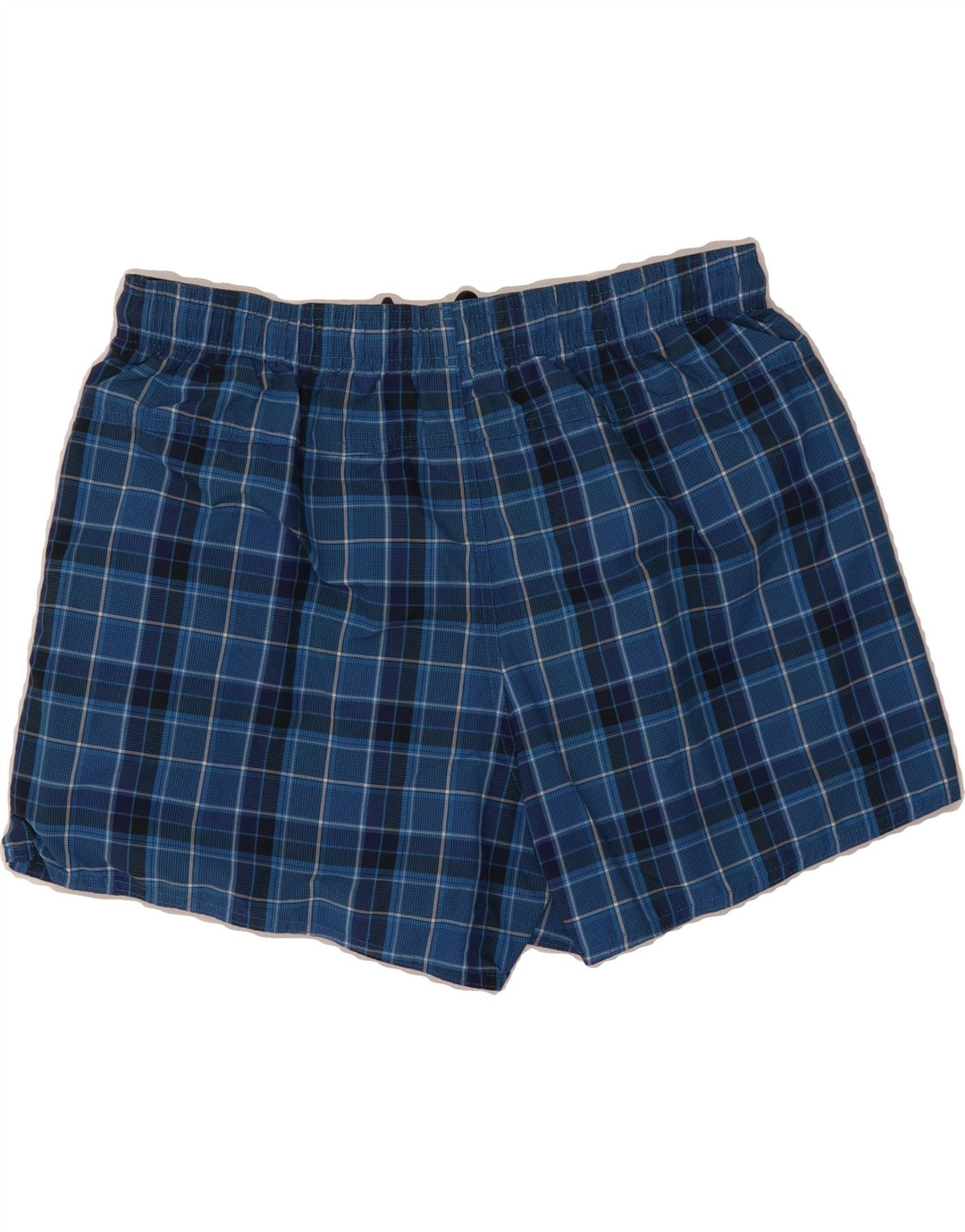 ADIDAS Mens Swimming Shorts Large  Blue Check Polyester Vintage Adidas and Second-Hand Adidas from Messina Hembry 