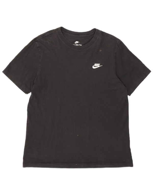 T-shirt męski Nike, mały, czarny, bawełniany