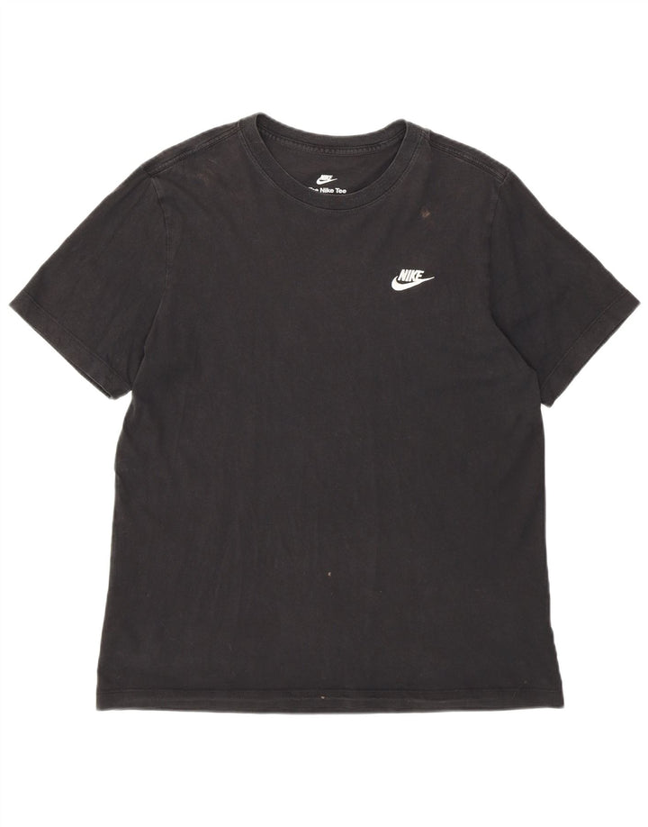 T-shirt męski Nike, mały, czarny, bawełniany