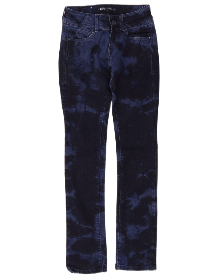 Dżinsy chłopięce LEVI'S 9-10 lat, granatowe, bawełniane, w kolorze tie-dye