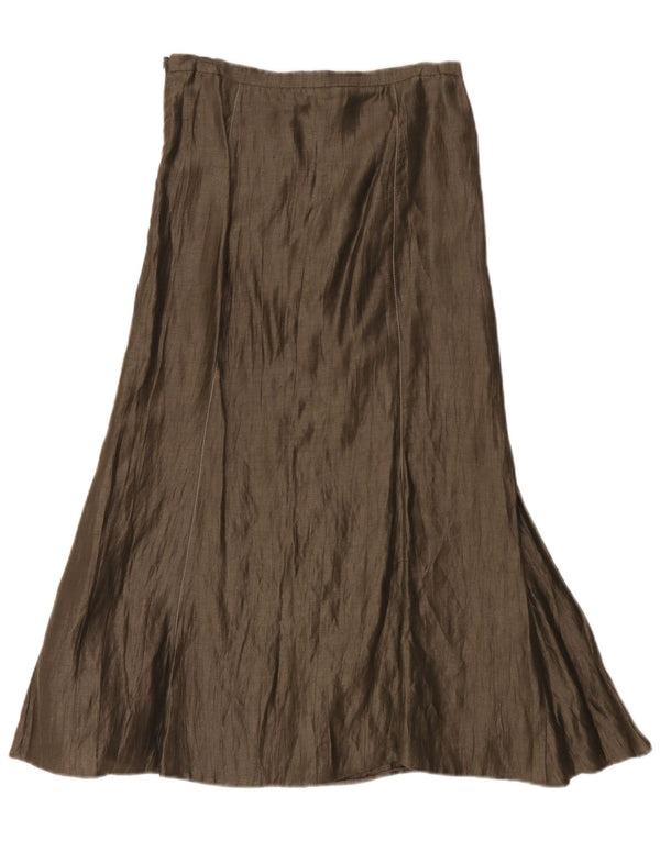 Damska spódnica maxi z wysokim stanem Gerry Weber UK 10 Small W30 Khaki
