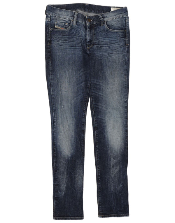 DIESEL Damskie HI-VY Super Slim Straight Jeansy W32 L29 Niebieskie