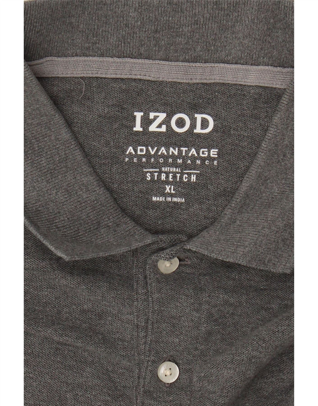 IZOD Mens Polo Shirt XL Grey Vintage Izod and Second-Hand Izod from Messina Hembry 