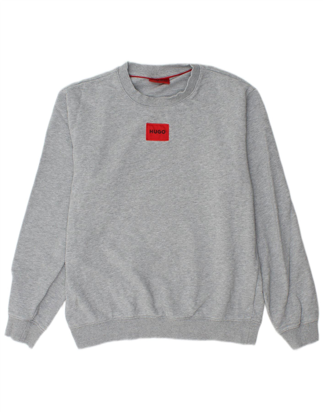 Męska bluza Hugo Boss, mała, szara, nakrapiana bawełna