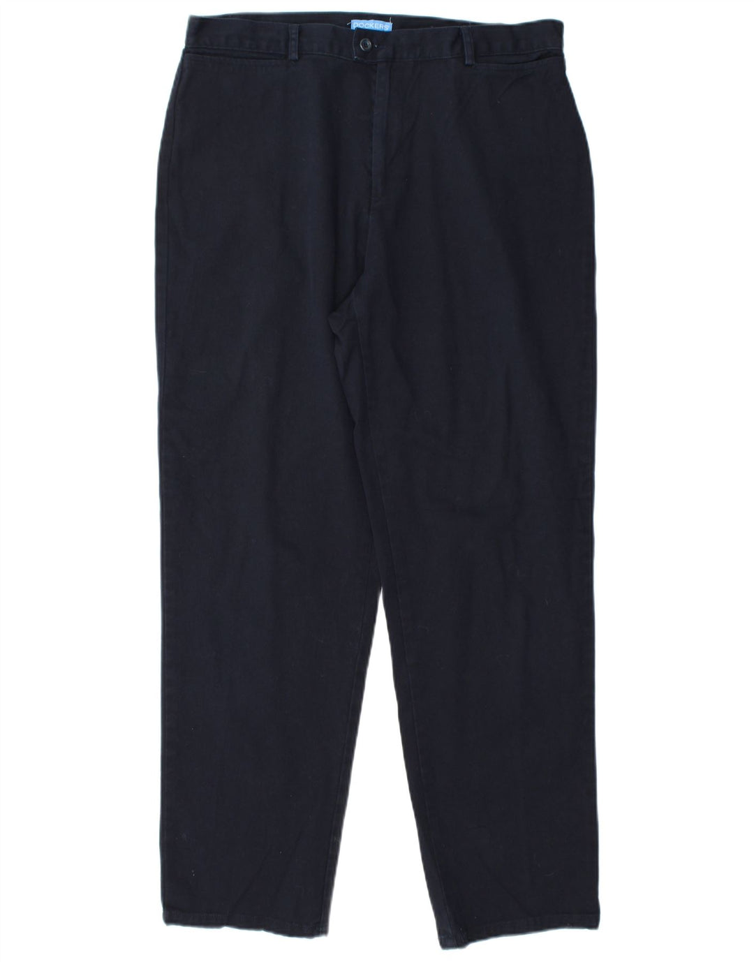 DOCKERS Damskie spodnie codzienne z wysokim stanem US 16 2XL W34 L30 Granatowe