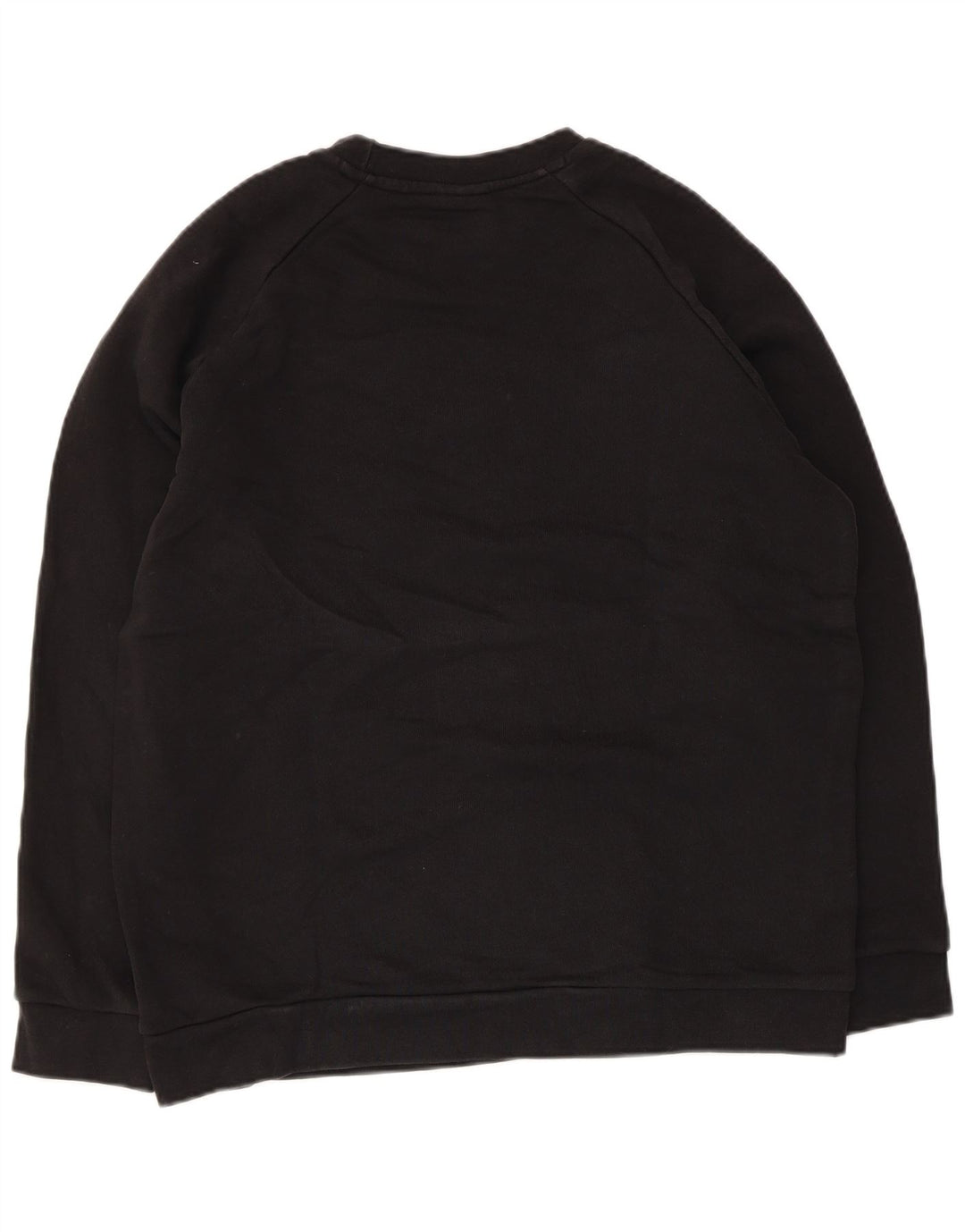 Damska bluza oversize ADIDAS z grafiką, UK 10, mała, czarna, bawełniana