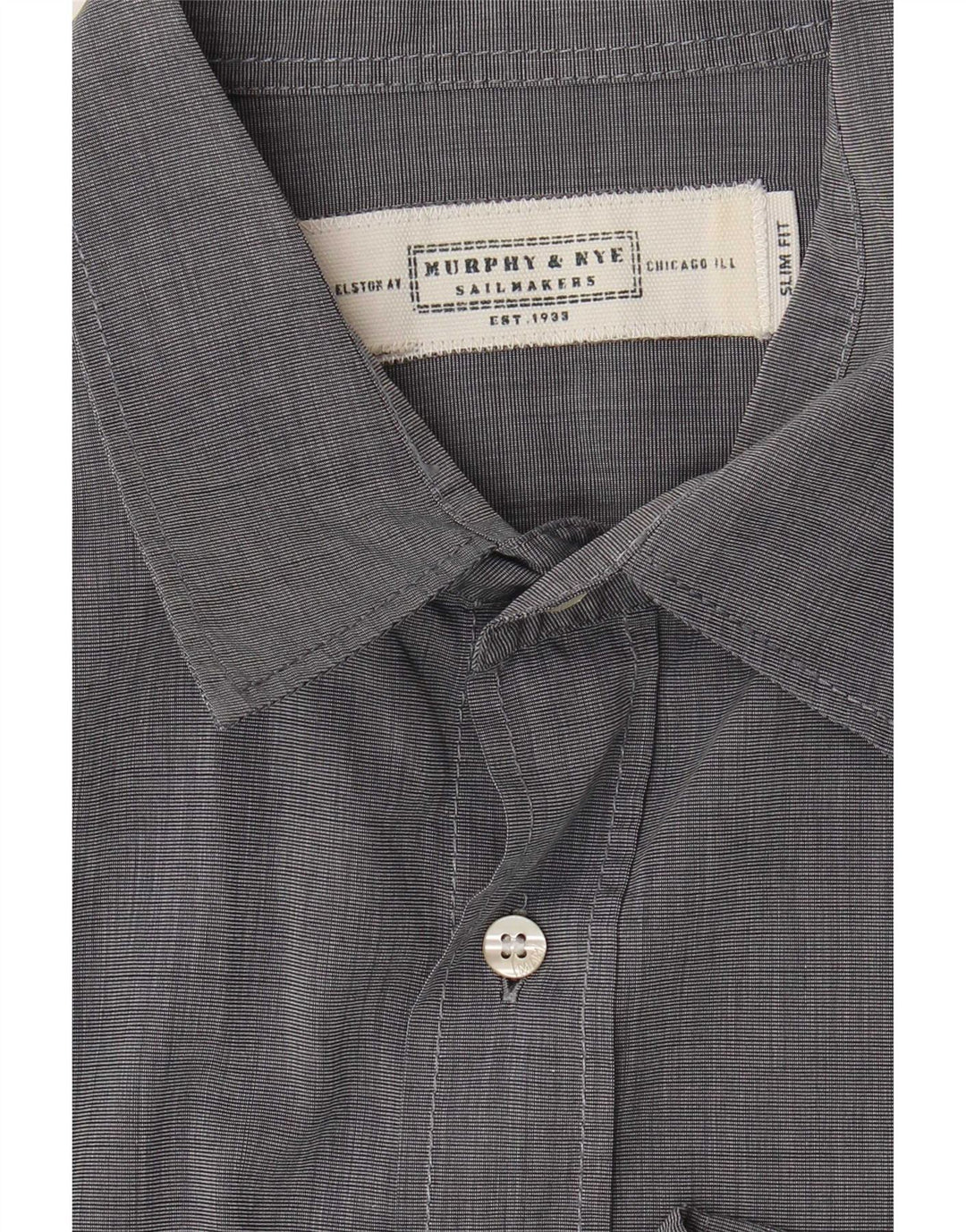 Męska koszula slim fit Murphy & Nye, duża, szara