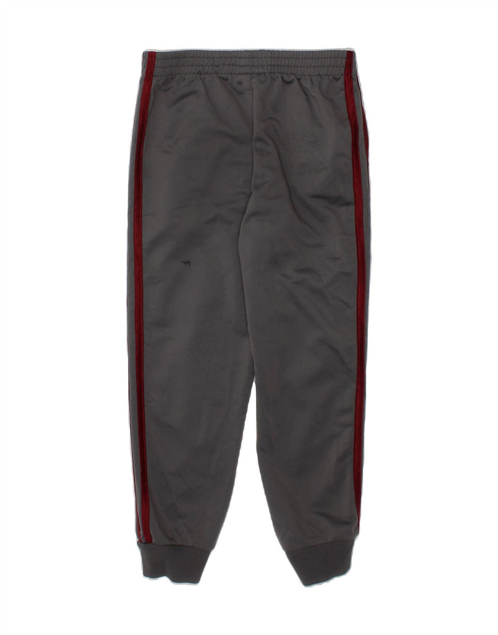 ADIDAS Boys Tracksuit Trousers Joggers 5-6 Years  Grey Polyester Vintage Adidas and Second-Hand Adidas from Messina Hembry 