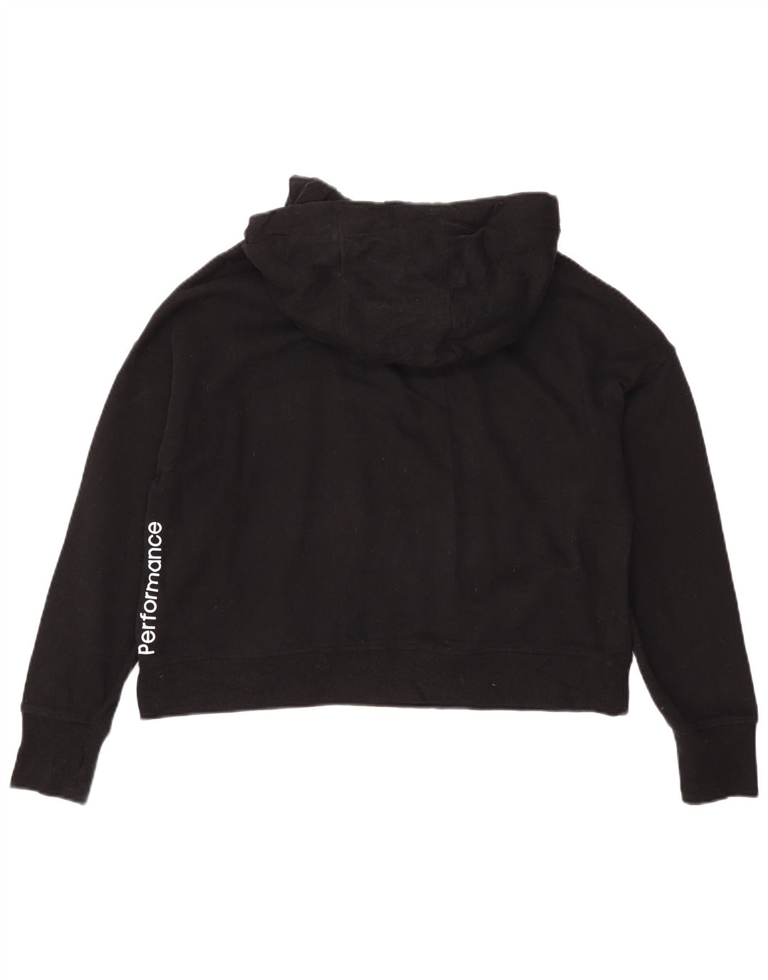 CALVIN KLEIN Damski sweter oversize z kapturem, UK 14, średni czarny