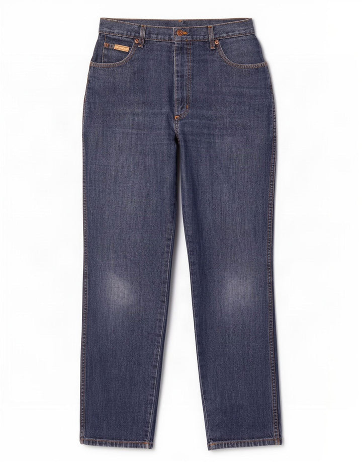 Damskie proste dżinsy Wrangler W30 L31 niebieskie