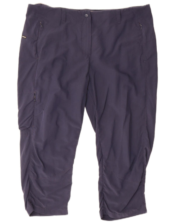 Spodnie damskie Rohan Cargo Capri US 16 2XL W40 L22 Granatowe Poliamid