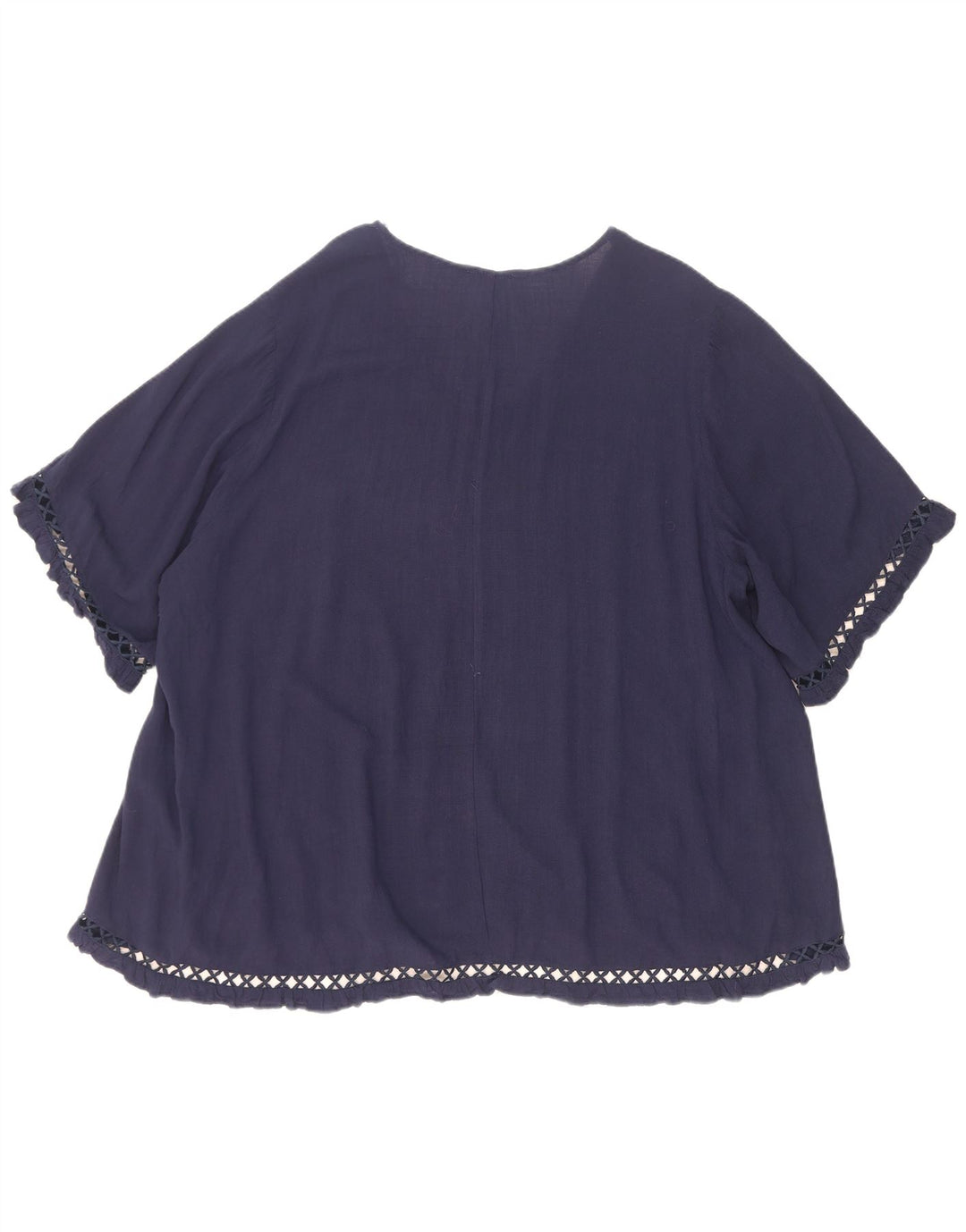 Marks & Spencer Damska bluzka oversize z autografem, UK 18 XL, granatowa