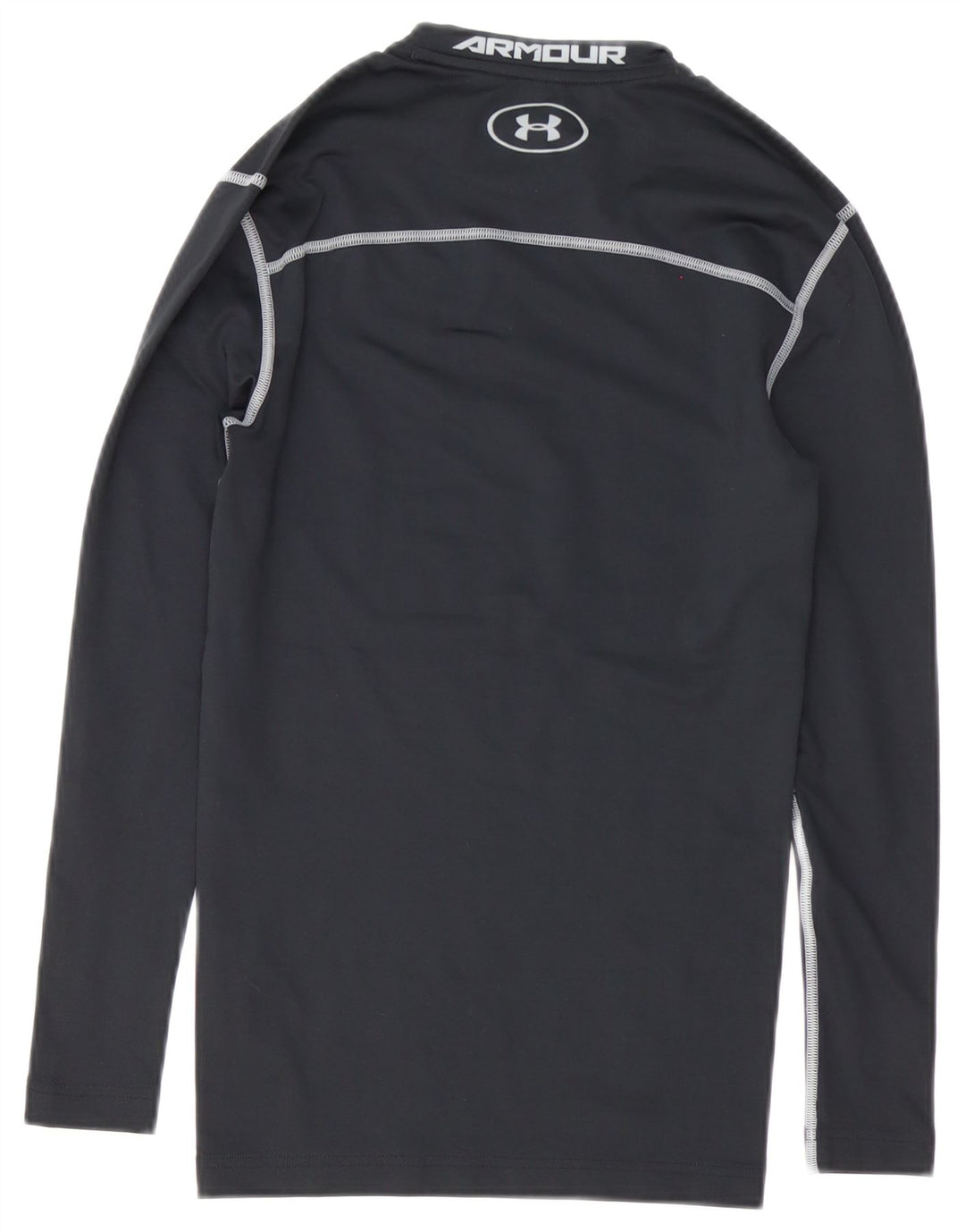 Męski top z grafiką Under Armour Cold Gear z długim rękawem, mały, czarny poliester