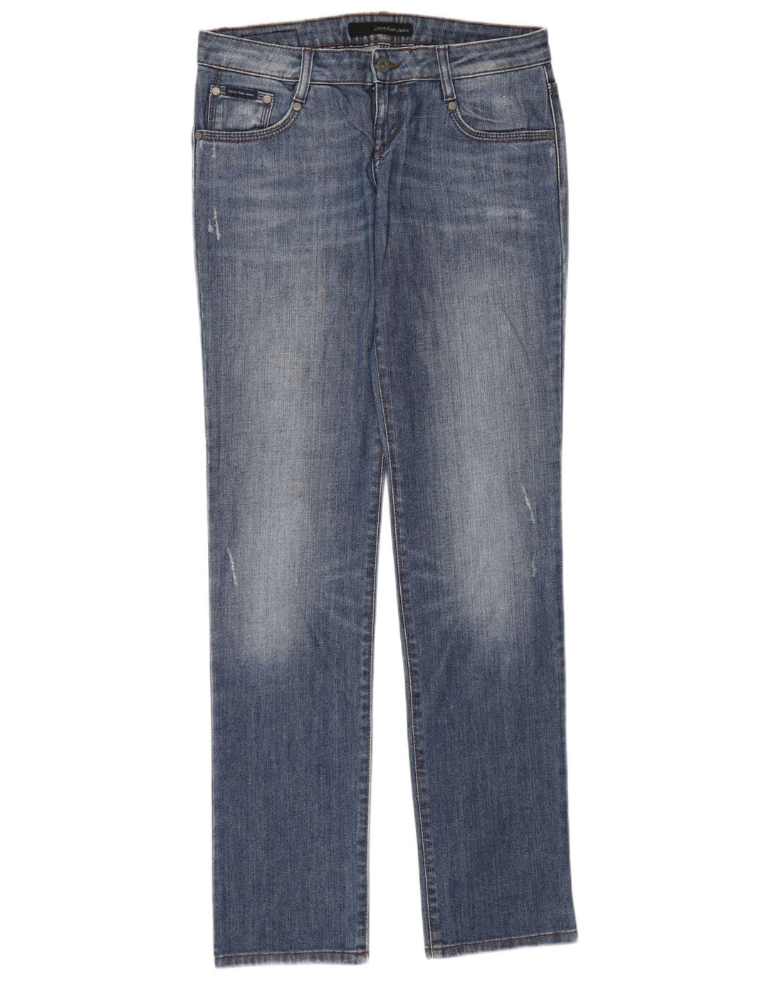 Damskie dżinsy Calvin Klein W29 L33 Niebieskie bawełniane