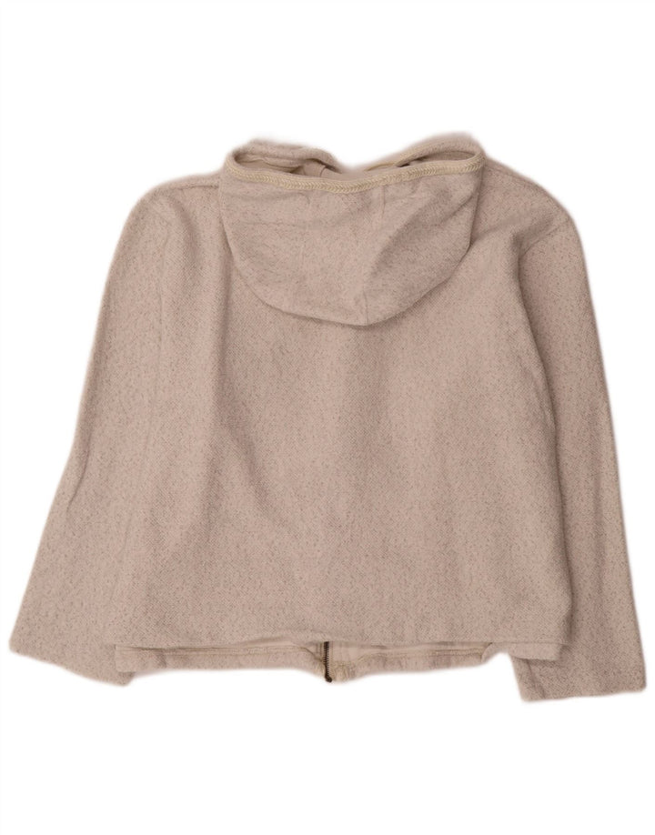 MOUNTAIN WAREHOUSE Damski sweter z kapturem i zamkiem UK 20 2XL, biały, nakrapiany