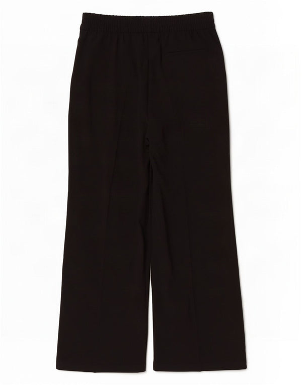 Marks & Spencer Damskie spodnie codzienne z szerokimi nogawkami UK 12 Medium W30 L29 Czarne