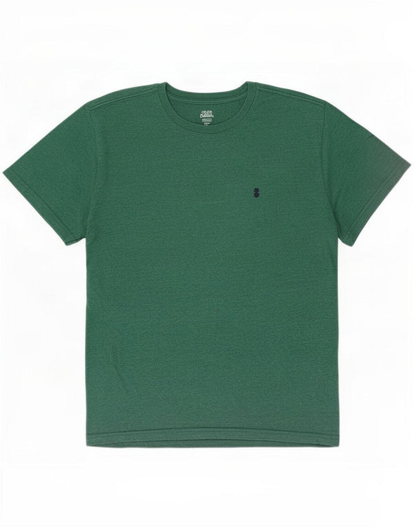 Izod T-shirt męski slim fit Top 2XL Zielona bawełna