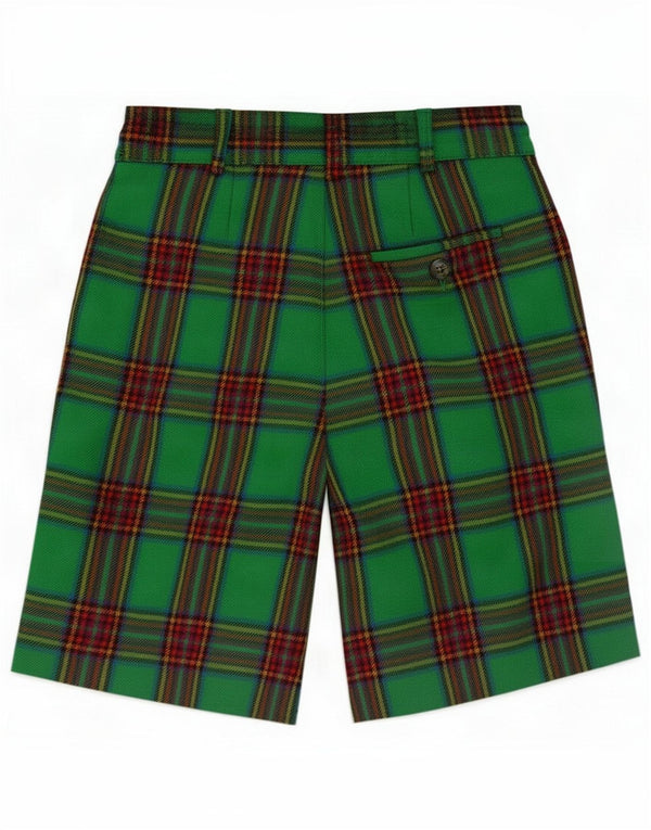 Henry Cottons Damskie spodenki codzienne z wysokim stanem IT 40 Small W26 Zielona krata