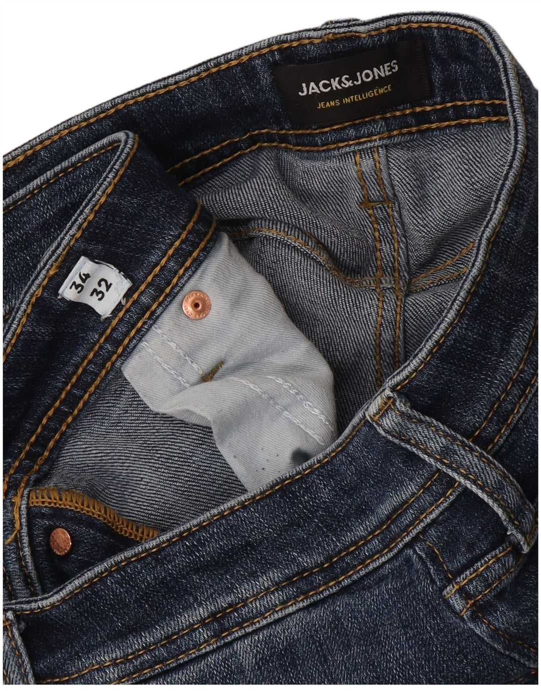 Męskie jeansy Jack & Jones Mike Slim W34 L32 Niebieskie
