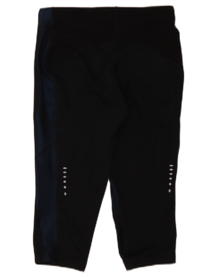 Damskie legginsy Capri Asics UK 12, średni czarny poliester