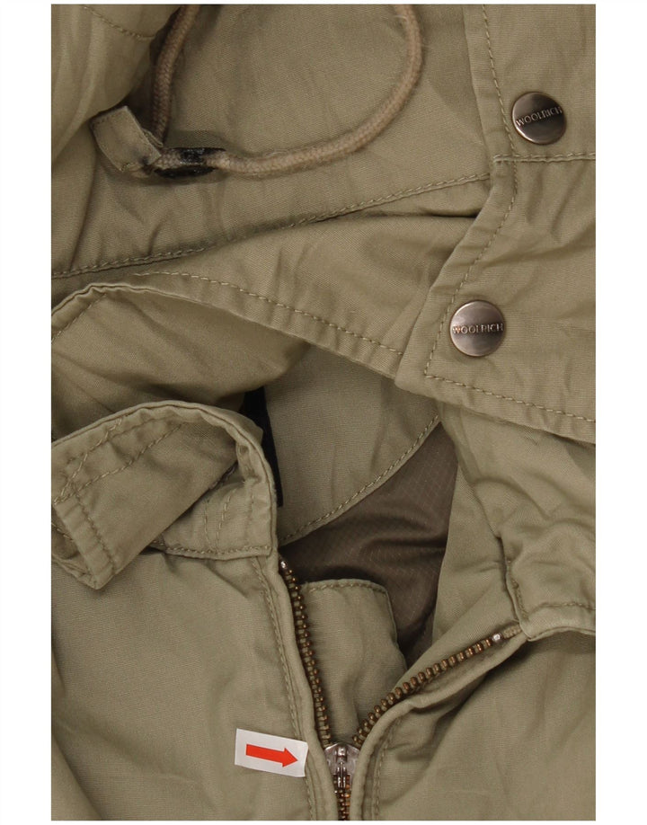 Męska ocieplana kurtka z kapturem Woolrich UK 42 XL Khaki