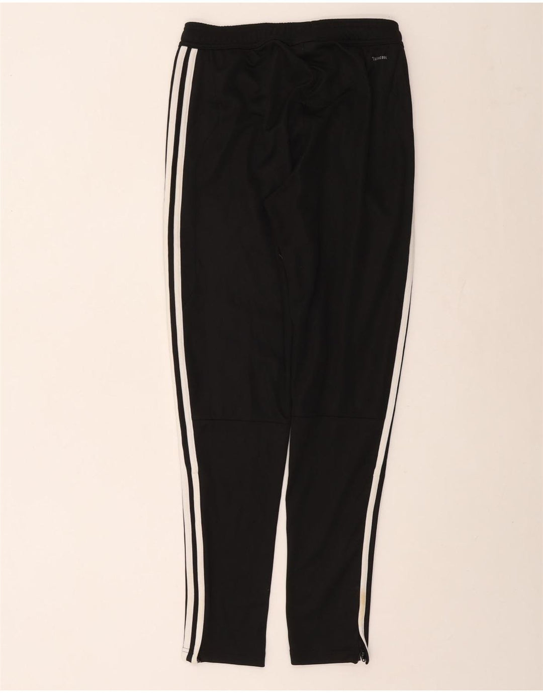 Męskie spodnie dresowe Adidas Climacool, małe, czarne, poliestrowe