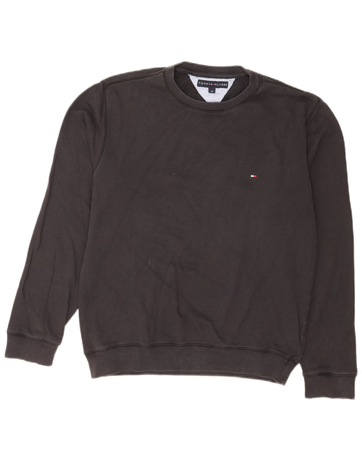 Męska bluza Tommy Hilfiger, średnia czarna, bawełniana