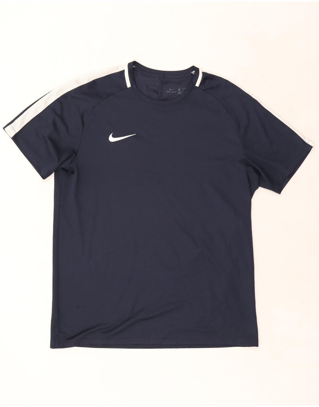 Męska koszulka T-shirt NIKE Dri Fit XL, granatowa, z blokami kolorów, poliestrowa