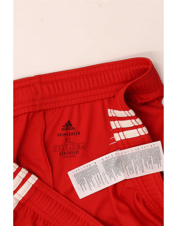 Męskie spodenki sportowe Adidas Aeroready XL, czerwone, poliestrowe